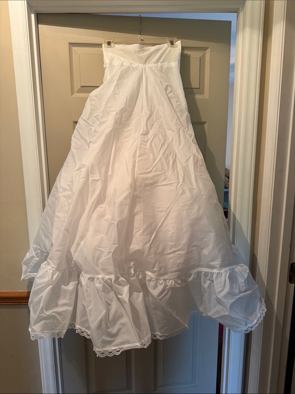 White Ruffled Bridal Petticoat
